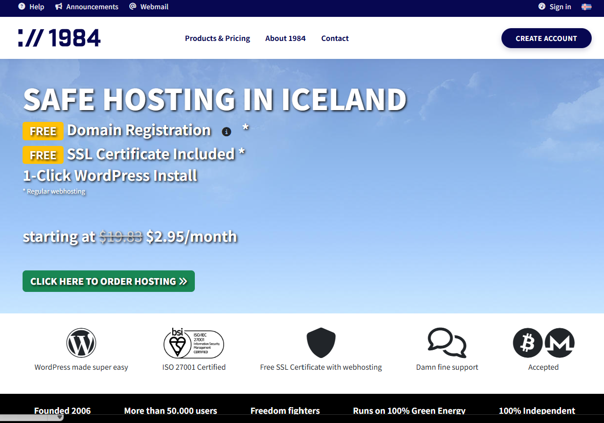 1984 Hosting