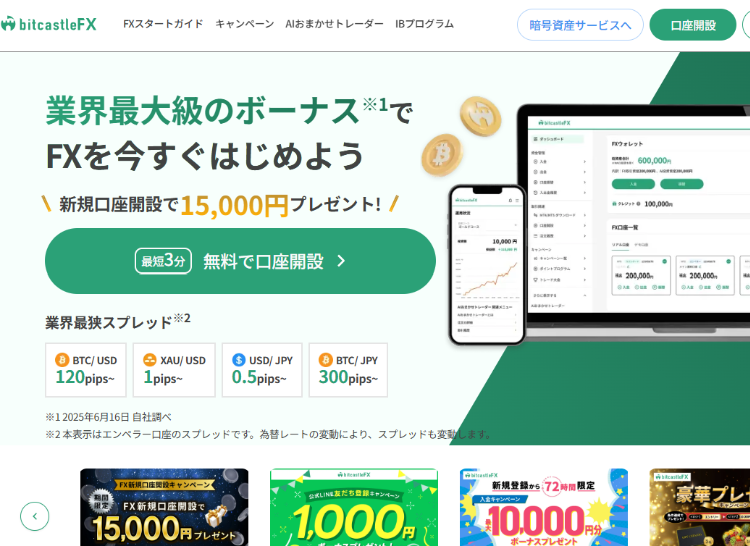 bitcastleFX（ビットキャッスルFX）
