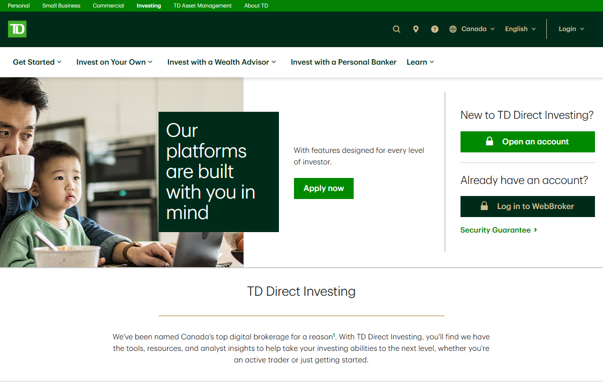 TD Direct Investing International